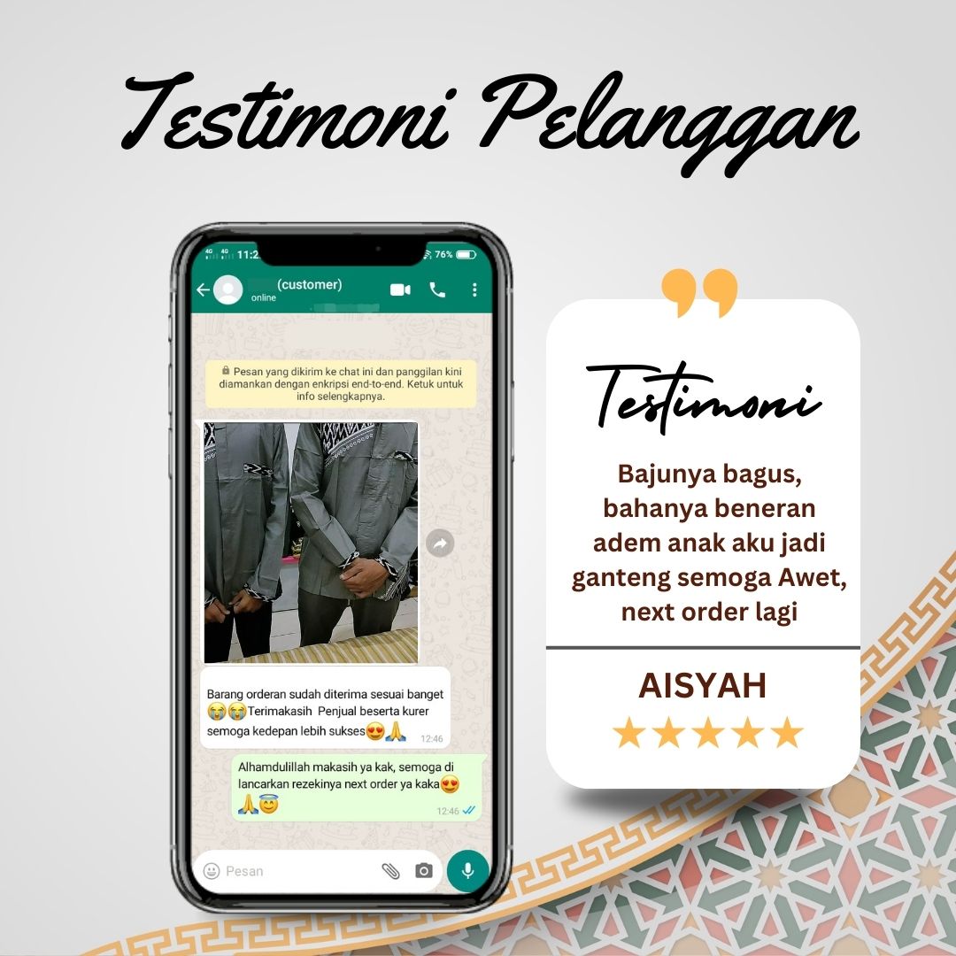 DEMONGGRUP LLC - Baju Koko Al Habibi Customer Testimonials 3